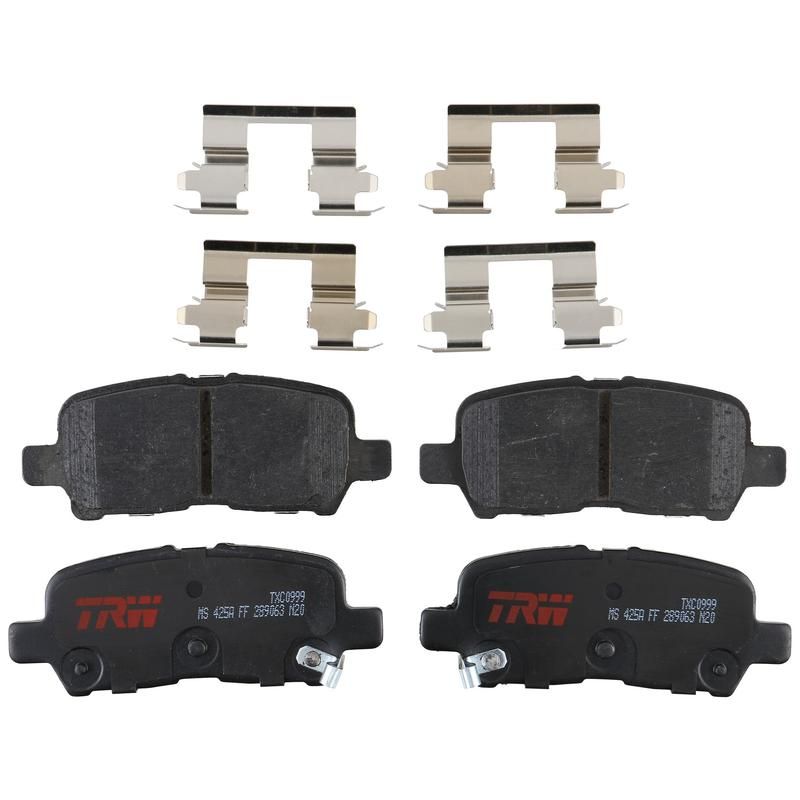TRW PARTS TXC0999 TRW PREMIUM BRAKING - CERAMIC BRAKE PAD SET - TXC0999