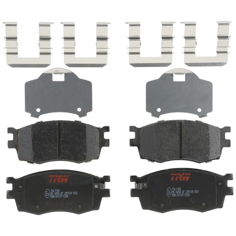 TRW PARTS TXC1156 TRW PREMIUM BRAKING - CERAMIC BRAKE PAD SET - TXC1156