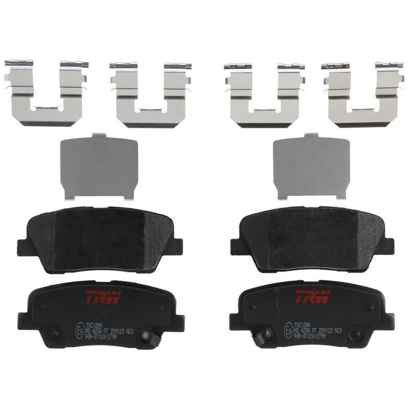 TRW PARTS TXC1284 TRW PREMIUM BRAKING - CERAMIC BRAKE PAD SET - TXC1284
