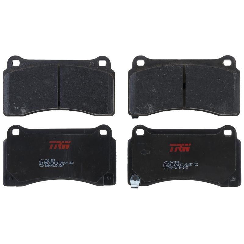 TRW PARTS TXC1383 TRW PREMIUM BRAKING - CERAMIC BRAKE PAD SET - TXC1383
