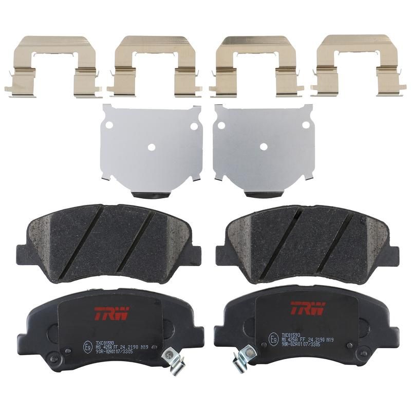 TRW PARTS TXC1593 TRW PREMIUM BRAKING - CERAMIC BRAKE PAD SET - TXC1593
