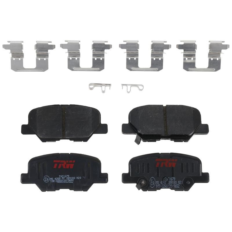 TRW PARTS TXC1679 TRW PREMIUM BRAKING - CERAMIC BRAKE PAD SET - TXC1679