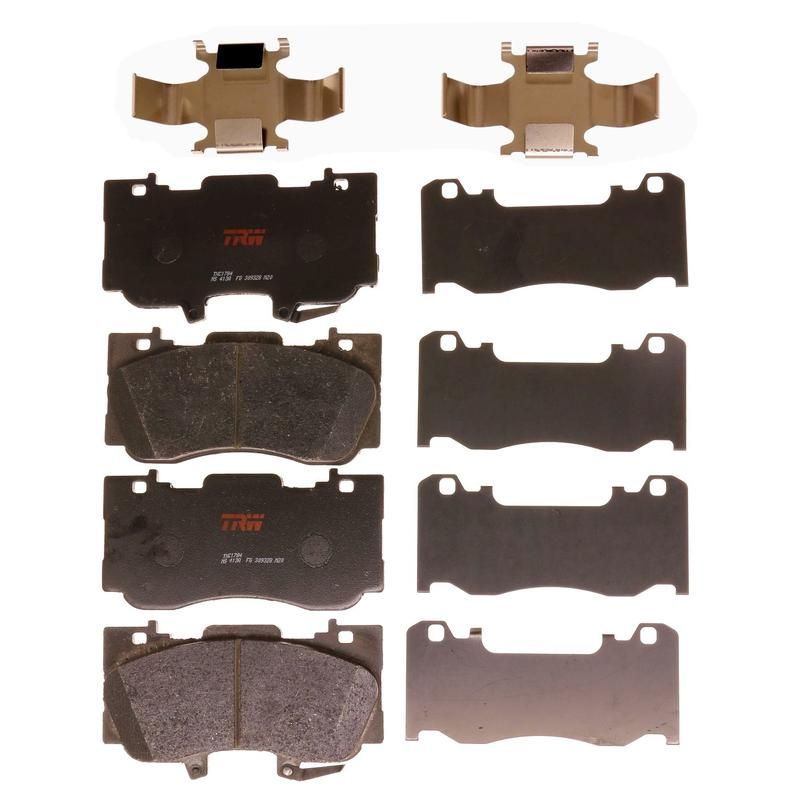 TRW PARTS TXC1784 TRW PREMIUM BRAKING - CERAMIC BRAKE PAD SET - TXC1784