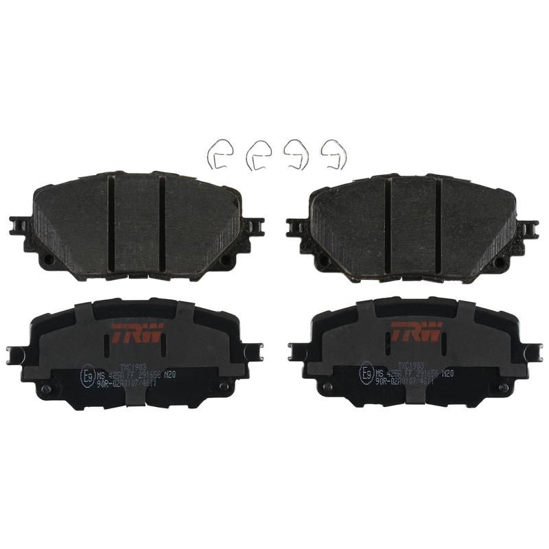 TRW PARTS TXC1903 TRW PREMIUM BRAKING - CERAMIC BRAKE PAD SET - TXC1903