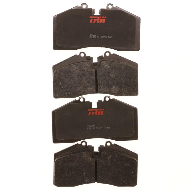 TRW PARTS TXH0372 TRW PREMIUM BRAKING - METALLIC BRAKE PAD SET - TXH0372