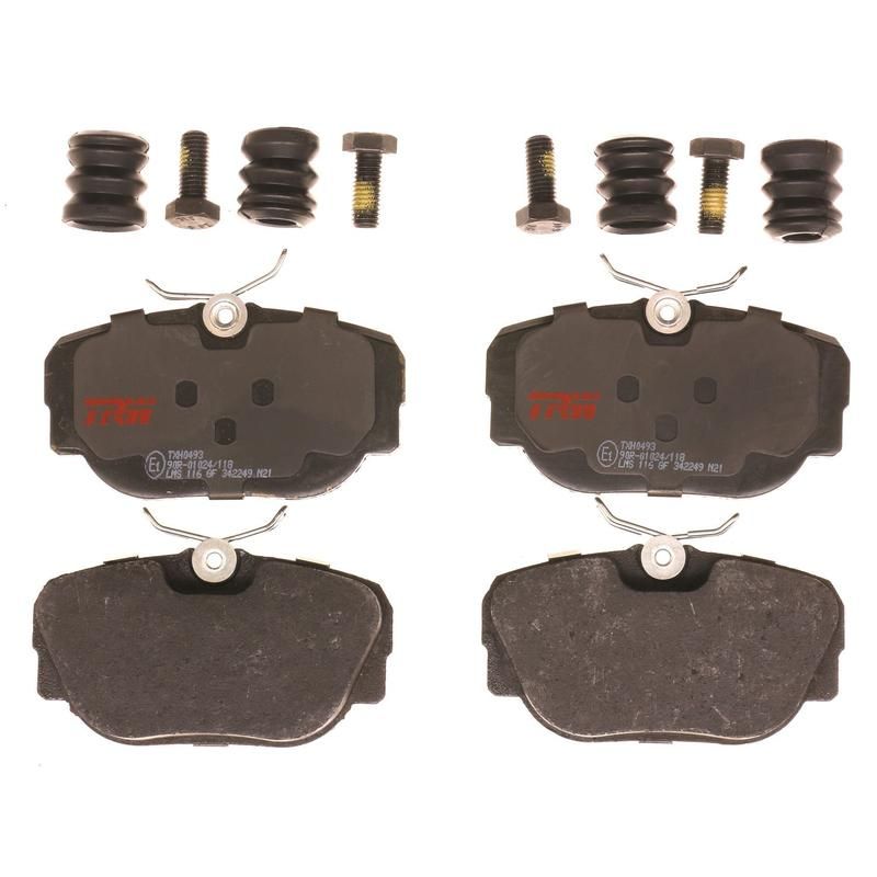 TRW PARTS TXH0493 TRW PREMIUM BRAKING - LOW MET BRAKE PAD KIT - TXH0493