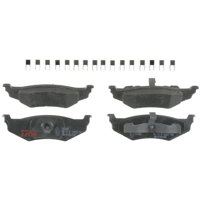 TRW PARTS TXH0658 TRW PREMIUM BRAKING - METALLIC BRAKE PAD SET - TXH0658