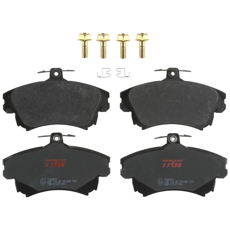 TRW PARTS TXH0837 TRW PREMIUM BRAKING - METALLIC BRAKE PAD SET - TXH0837