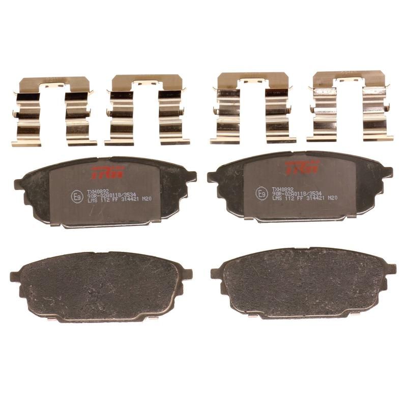 TRW PARTS TXH0892 TRW PREMIUM BRAKING - METALLIC BRAKE PAD SET - TXH0892