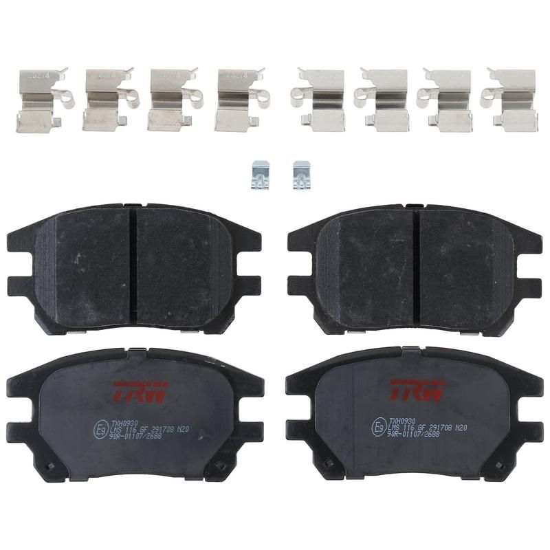 TRW PARTS TXH0930 TRW PREMIUM BRAKING - METALLIC BRAKE PAD SET - TXH0930