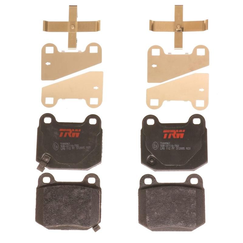 TRW PARTS TXH0961 TRW PREMIUM BRAKING - METALLIC BRAKE PAD SET - TXH0961