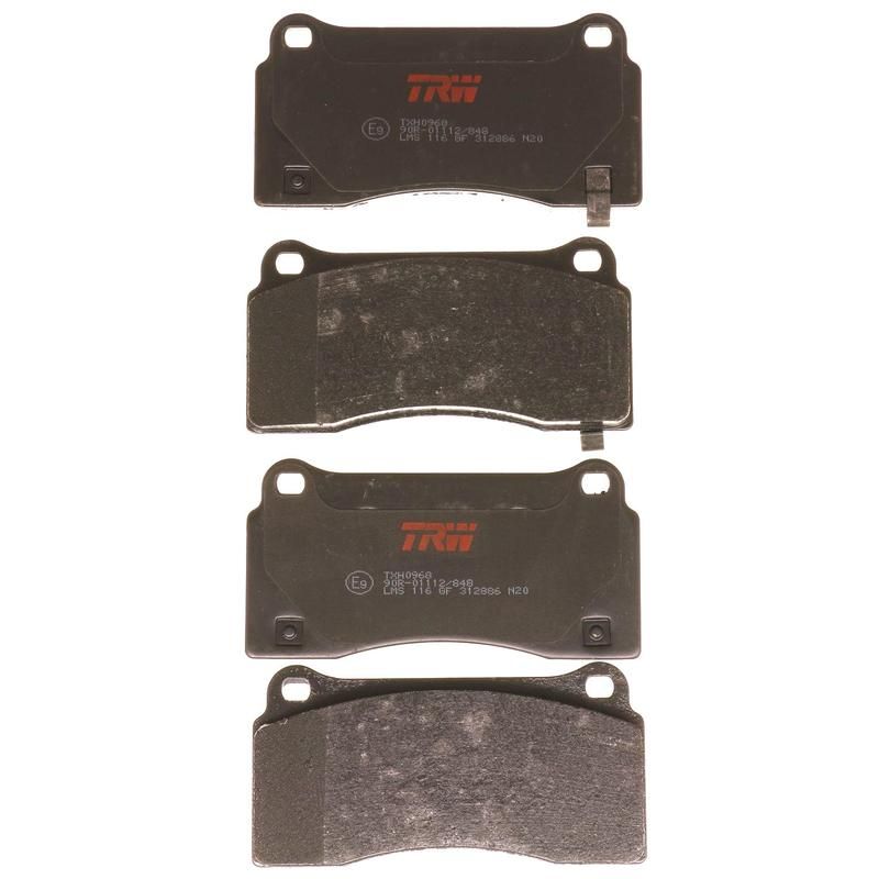 TRW PARTS TXH0968 TRW PREMIUM BRAKING - METALLIC BRAKE PAD SET - TXH0968