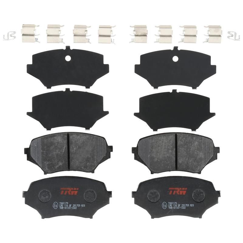 TRW PARTS TXH1179 TRW PREMIUM BRAKING - METALLIC BRAKE PAD SET - TXH1179