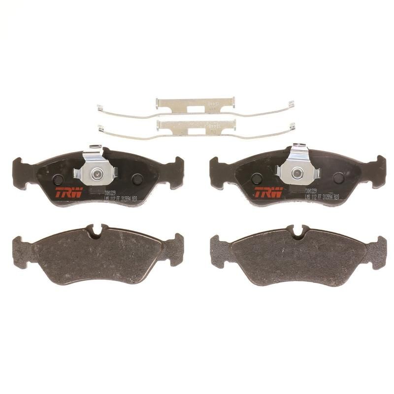 TRW PARTS TXH1229 TRW PREMIUM BRAKING - METALLIC BRAKE PAD SET - TXH1229