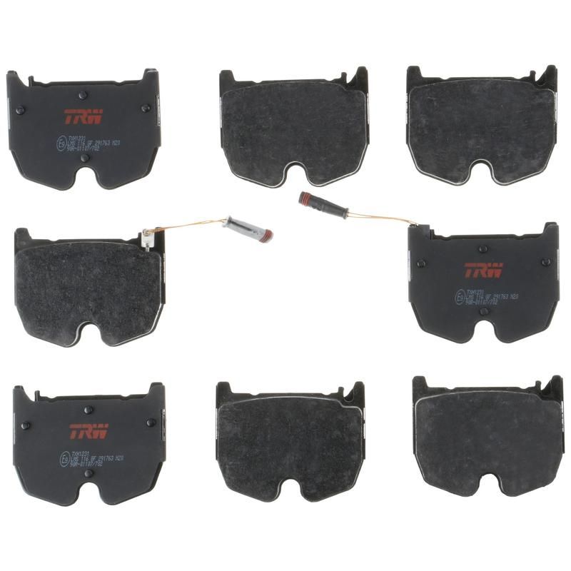 TRW PARTS TXH1231 TRW PREMIUM BRAKING - METALLIC BRAKE PAD SET - TXH1231