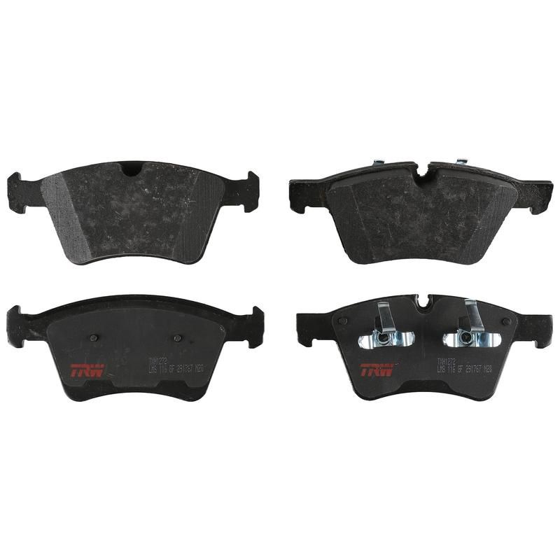 TRW PARTS TXH1272 TRW PREMIUM BRAKING - METALLIC BRAKE PAD SET - TXH1272