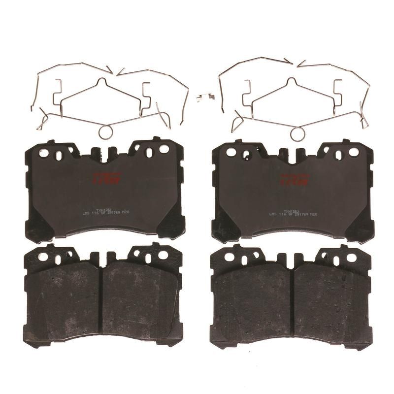 TRW PARTS TXH1282 TRW PREMIUM BRAKING - METALLIC BRAKE PAD SET - TXH1282