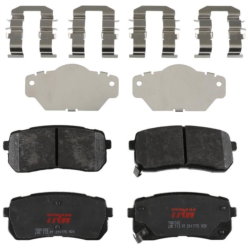 TRW PARTS TXH1302 TRW PREMIUM BRAKING - METALLIC BRAKE PAD SET - TXH1302