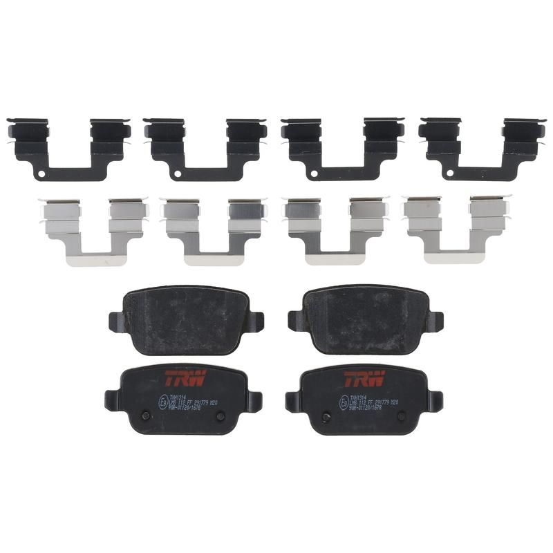 TRW PARTS TXH1314 TRW PREMIUM BRAKING - METALLIC BRAKE PAD SET - TXH1314