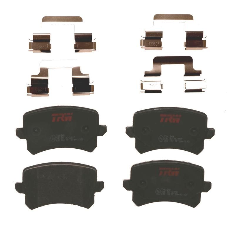 TRW PARTS TXH1348 TRW PREMIUM BRAKING - METALLIC BRAKE PAD SET - TXH1348