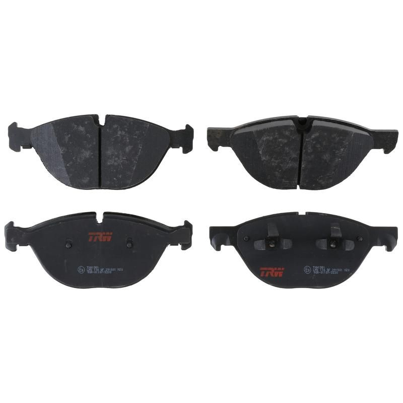 TRW PARTS TXH1381 TRW PREMIUM BRAKING - METALLIC BRAKE PAD SET - TXH1381
