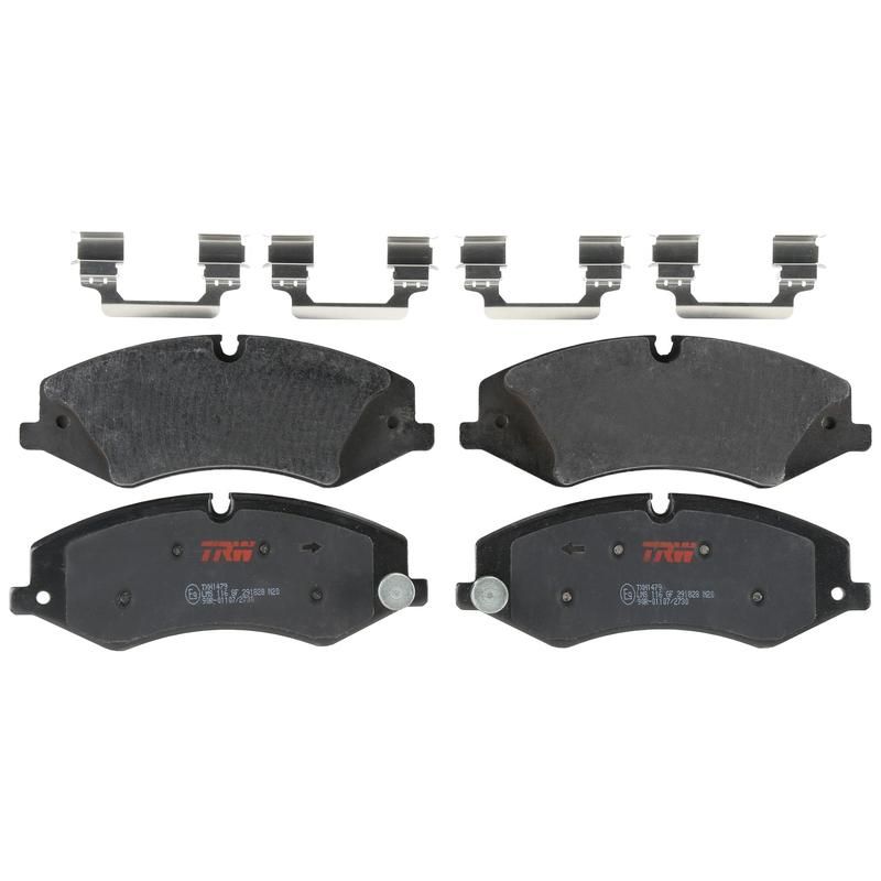 TRW PARTS TXH1479 TRW PREMIUM BRAKING - METALLIC BRAKE PAD SET - TXH1479