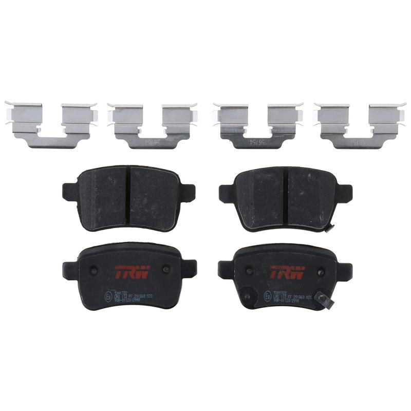 TRW PARTS TXH1722 TRW PREMIUM BRAKING - METALLIC BRAKE PAD SET - TXH1722
