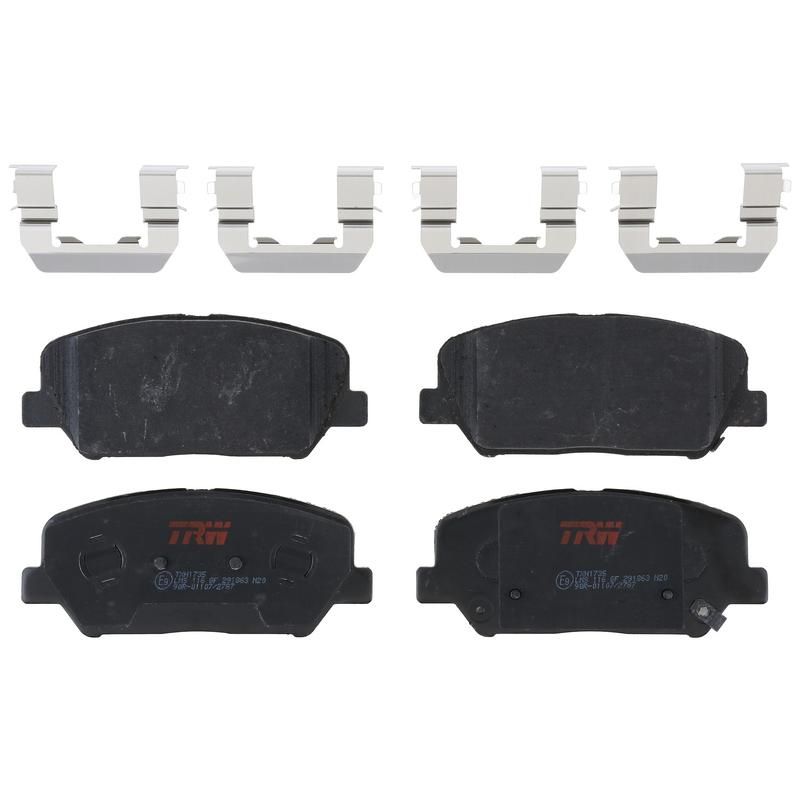 TRW PARTS TXH1735 TRW PREMIUM BRAKING - METALLIC BRAKE PAD SET - TXH1735