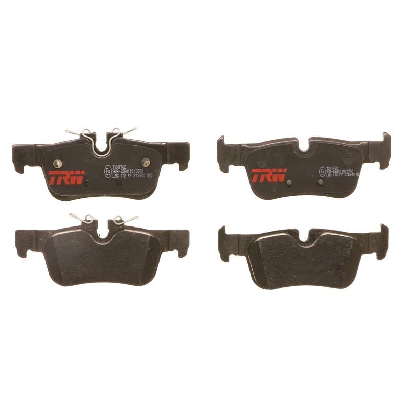 TRW PARTS TXH1762 TRW PREMIUM BRAKING - METALLIC BRAKE PAD SET - TXH1762