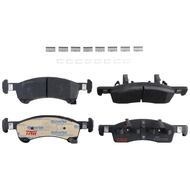 TRW PARTS TXM0934 TRW PREMIUM BRAKING - METALLIC BRAKE PAD SET - TXM0934