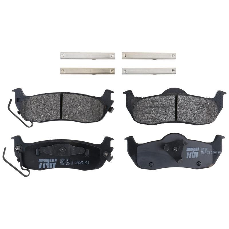 TRW PARTS TXM1041 TRW PREMIUM BRAKING - METALLIC BRAKE PAD SET - TXM1041