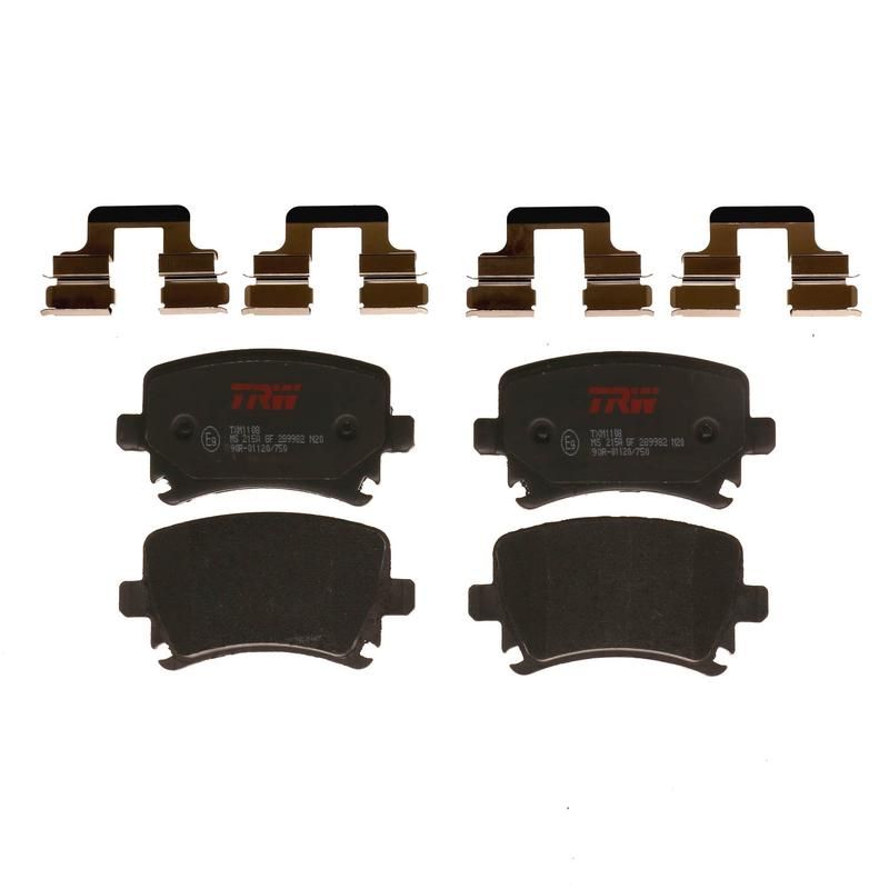 TRW PARTS TXM1108 TRW PREMIUM BRAKING - METALLIC BRAKE PAD SET - TXM1108