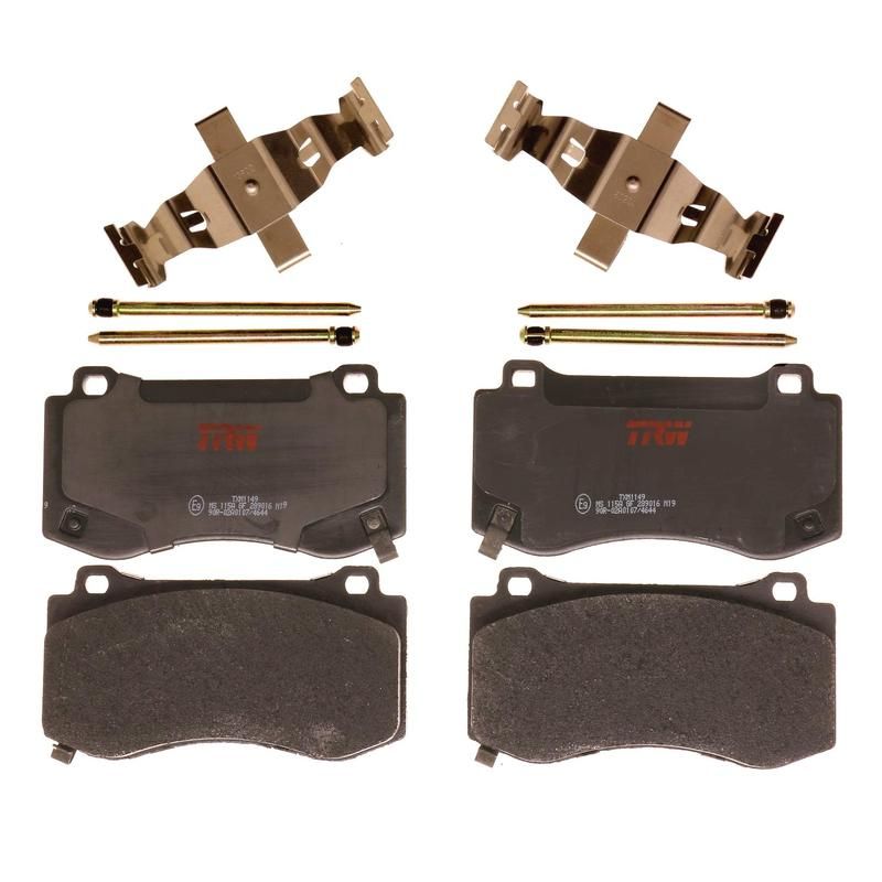 TRW PARTS TXM1149 TRW PREMIUM BRAKING - METALLIC BRAKE PAD SET - TXM1149