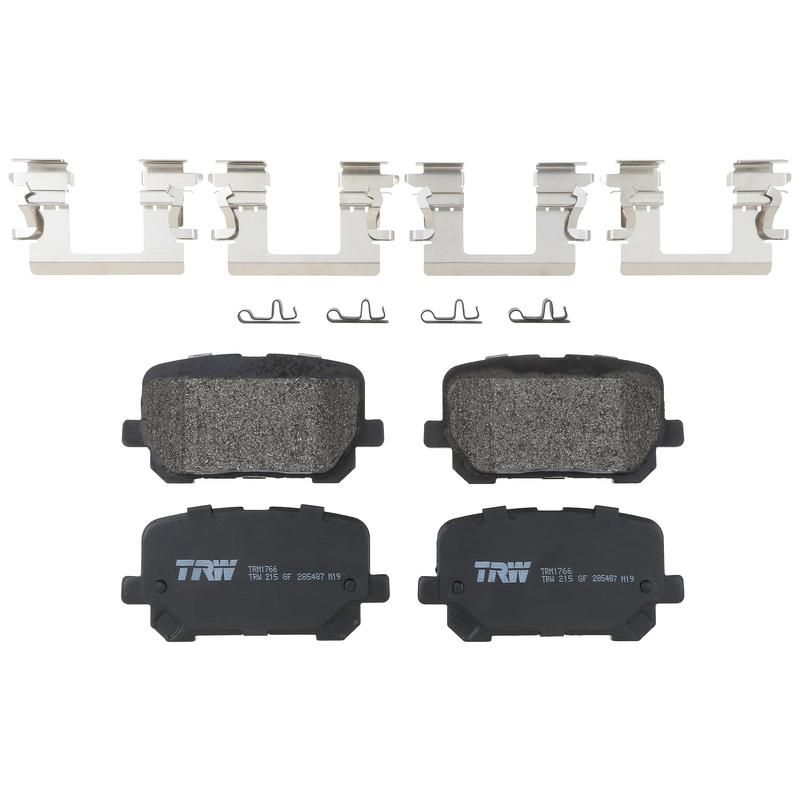 TRW PARTS TXM1766 TRW PREMIUM BRAKING - METALLIC BRAKE PAD SET - TXM1766