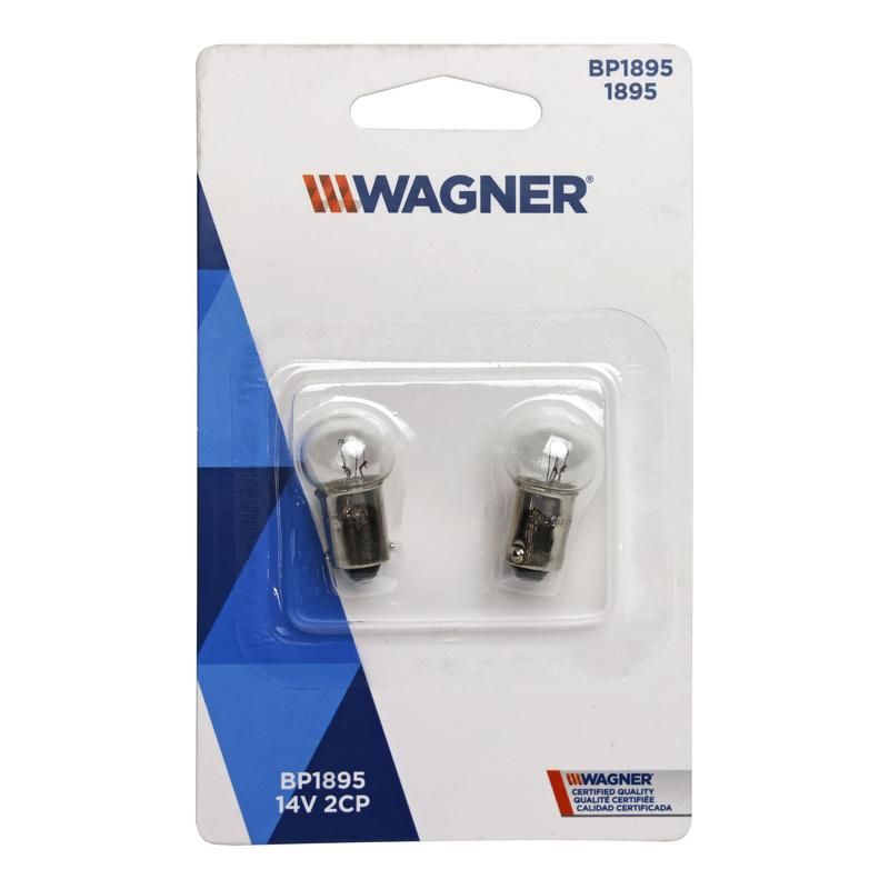 WAGNER LIGHTING BP1895 Standard Multi-Purpose Light Bulb Card of 2