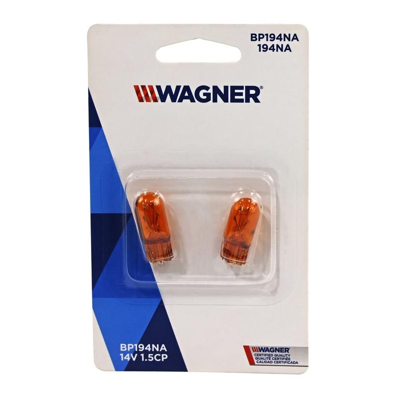WAGNER LIGHTING BP194NA Standard Multi-Purpose Light Bulb Card of 2