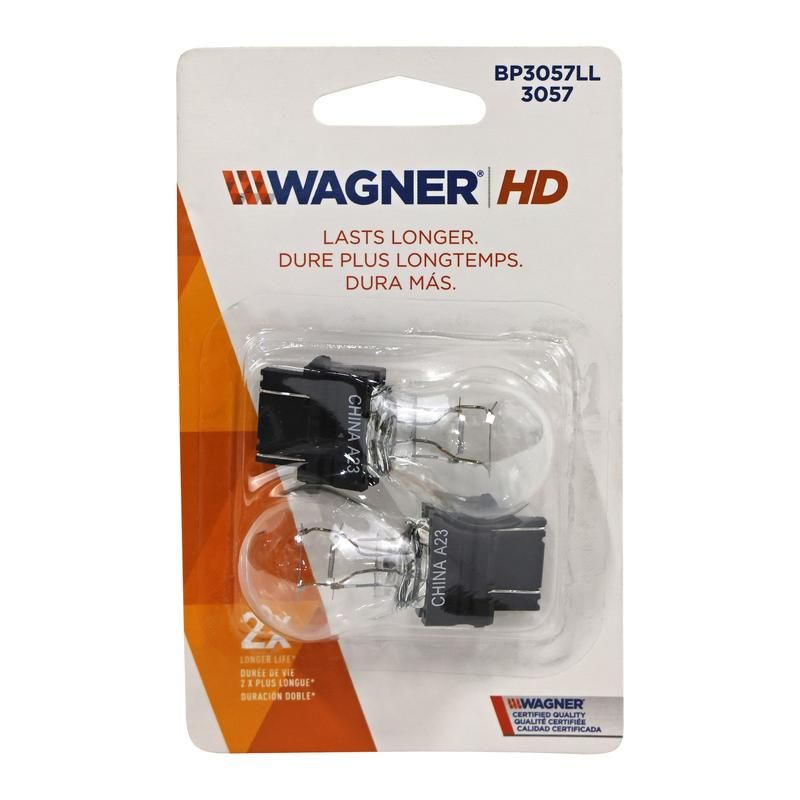 WAGNER LIGHTING BP3057LL Long Life Multi-Purpose Light Bulb Card of 2