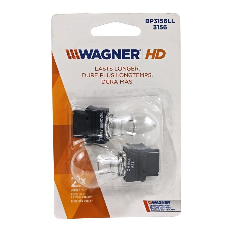 WAGNER LIGHTING BP3156LL Long Life Multi-Purpose Light Bulb Card of 2