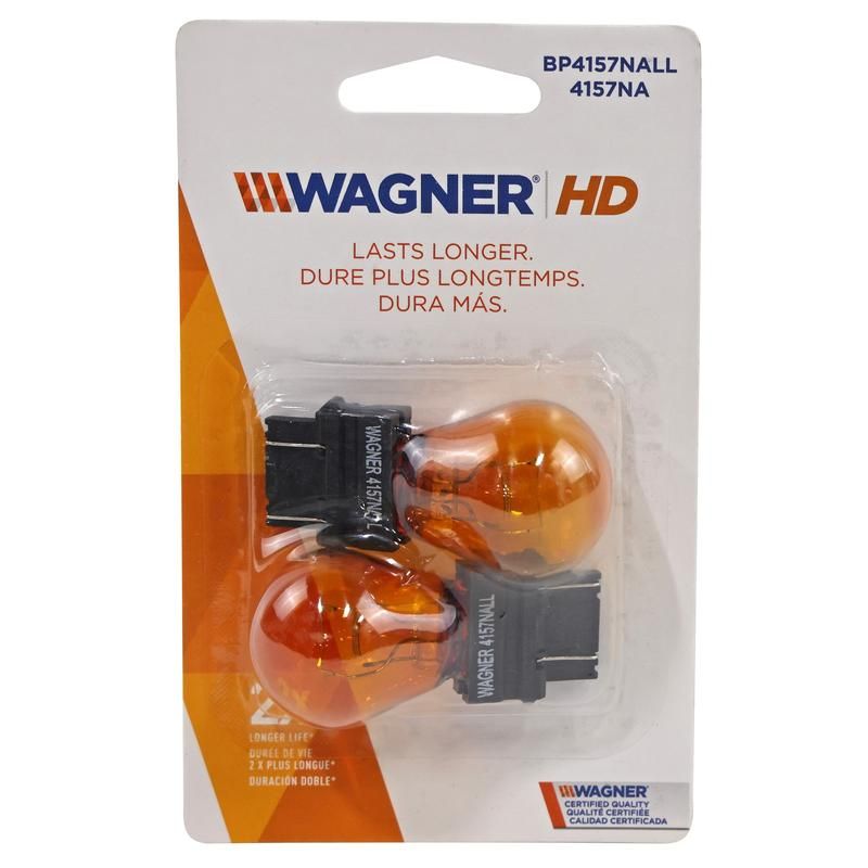 WAGNER LIGHTING BP4157NALL Long Life Multi-Purpose Light Bulb Card of 2