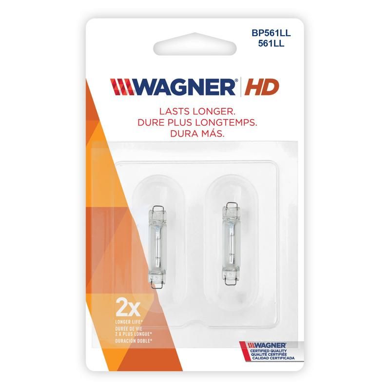 WAGNER LIGHTING BP561LL Long Life Multi-Purpose Light Bulb Box of 10