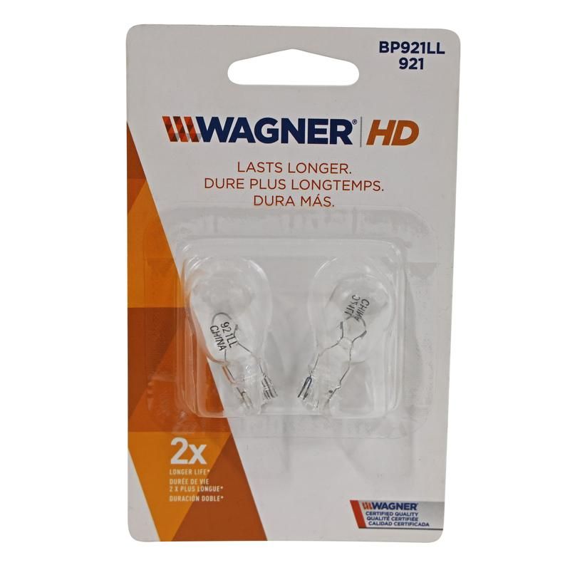 WAGNER LIGHTING BP921LL Long Life Multi-Purpose Light Bulb Card of 2
