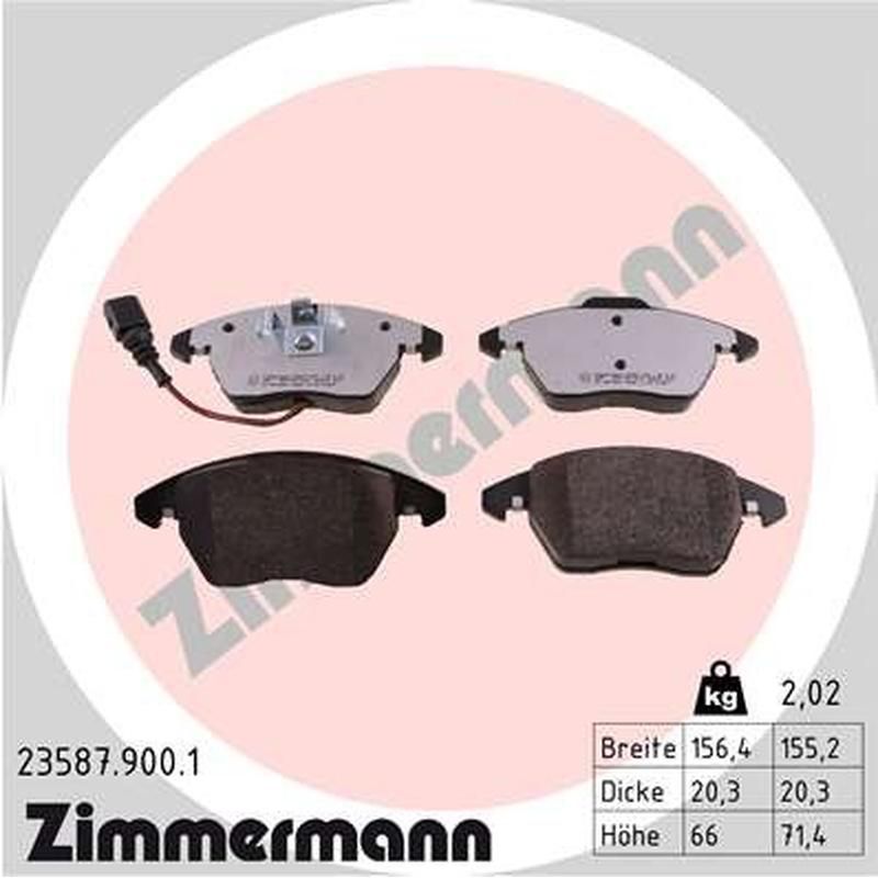 ZIMMERMANN 23587.900.1 rd:z dust reduced
