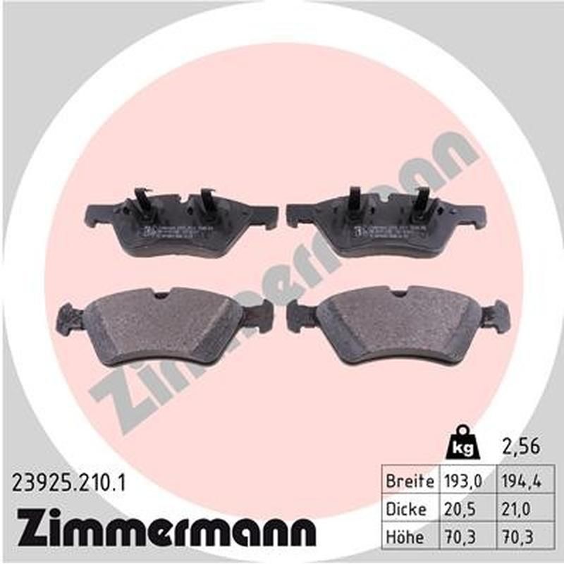 ZIMMERMANN 23925.210.1 Standard