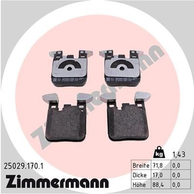 ZIMMERMANN 25029.170.1 Standard