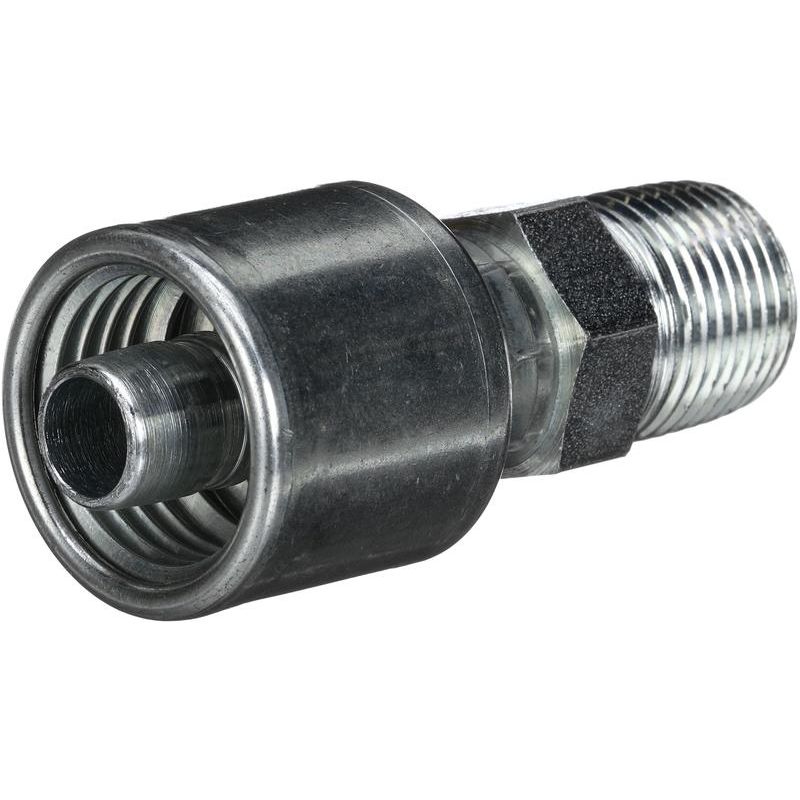 GATES G25100-0408 Male Pipe (NPTF - 30 Cone Seat) (MegaCrimp)