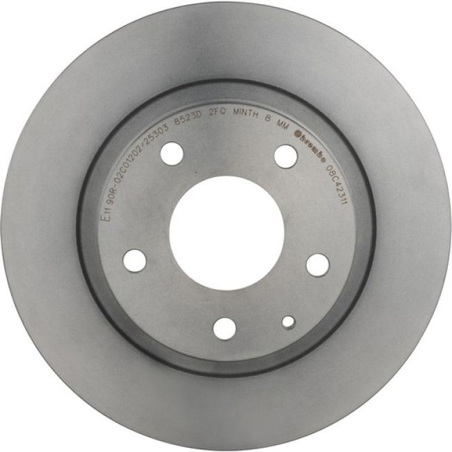 Brembo 08.C423.11 Brembo UV Coated Solid Brake Rotor