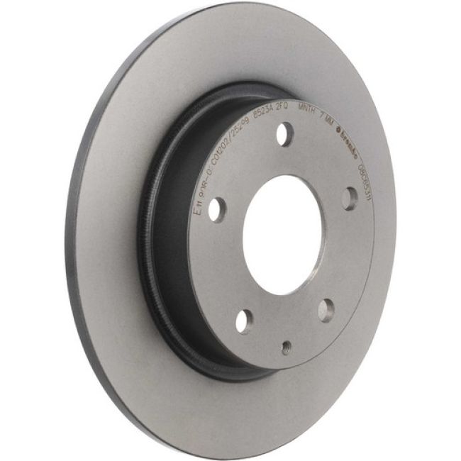 Brembo 08.C653.11 Brembo UV Coated Solid Brake Rotor