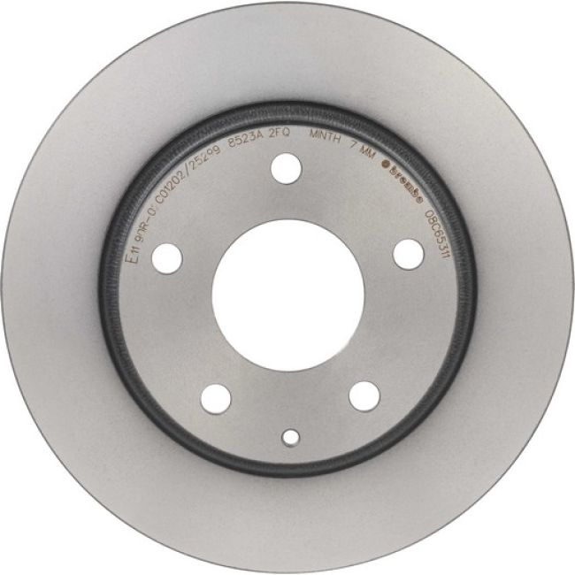 Brembo 08.C653.11 Brembo UV Coated Solid Brake Rotor