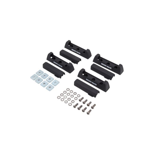 Rhino-Rack Quick Mount Leg Base & Cover w/Hardware - 4 pcs