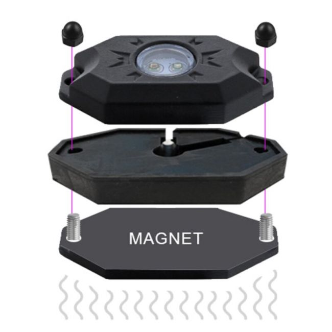 Oracle Lighting 5848-504 ORACLE Lighting Magnet Adapter Kit for LED Rock Lights